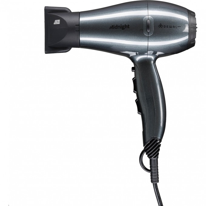Фен DEWAL PRO MIDNIGHT 03-107, серый 03-107 Grey Фен DEWAL PRO MIDNIGHT 03-107, серый 03-107 Grey