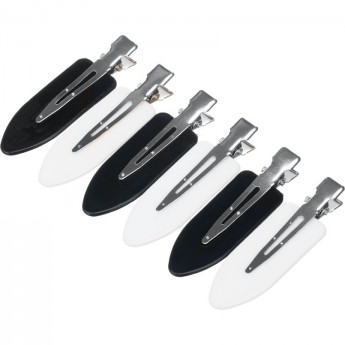 Зажим для волос DEWAL "ЛЕПЕСТОК", металл, 6 см. 6 шт/уп